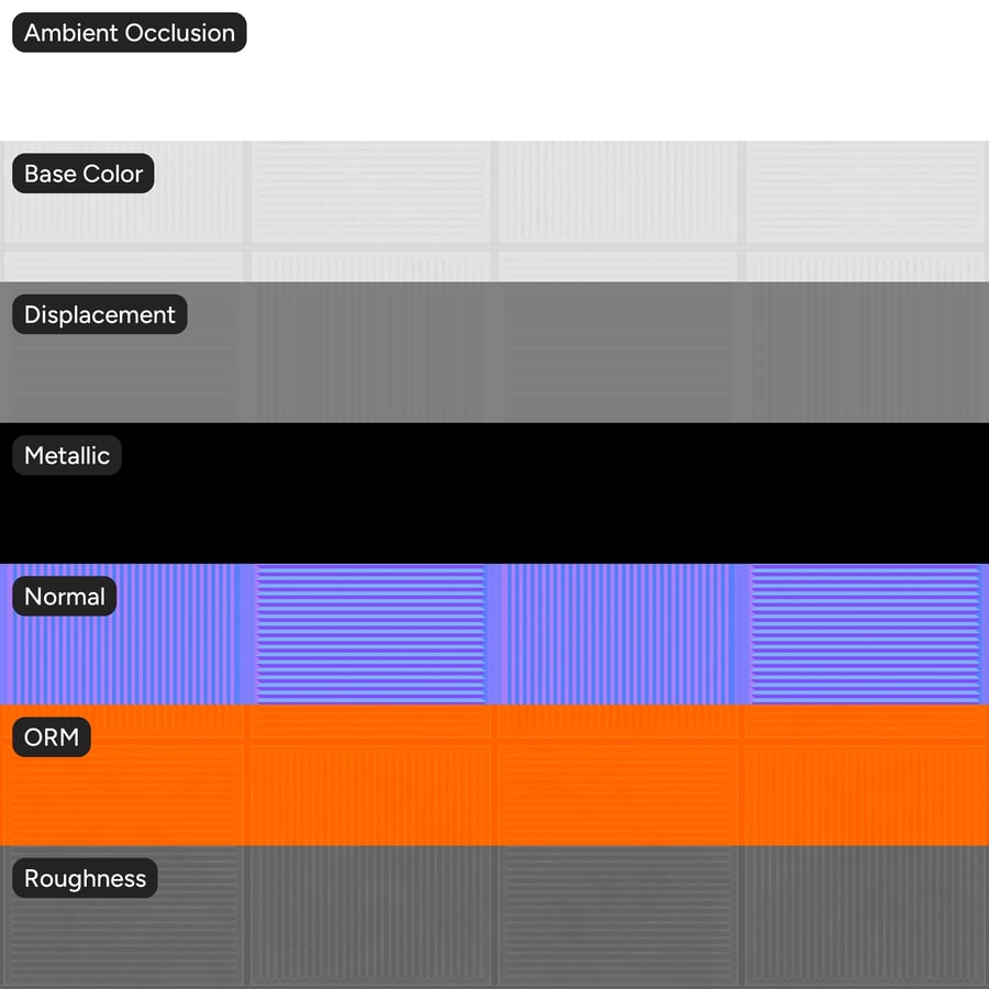 Geribbelde plafondtegel textuur, wit