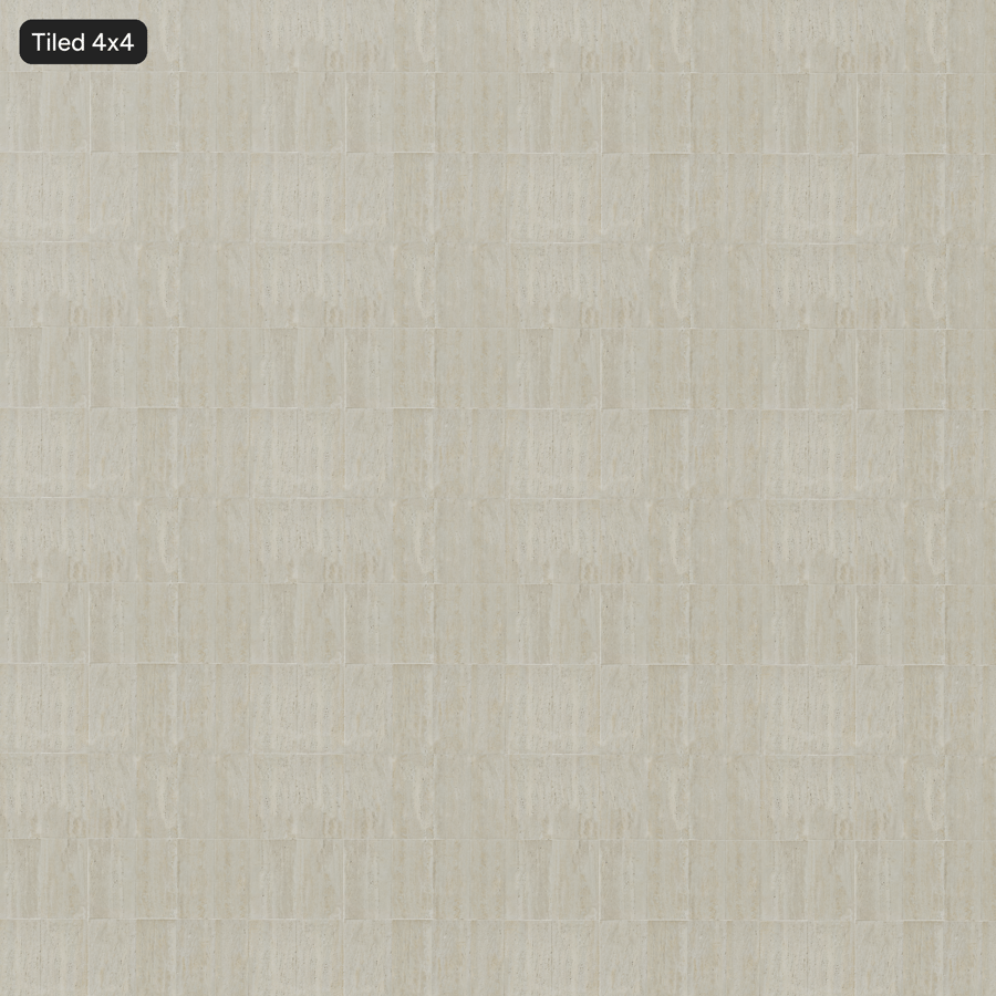 Large Format Travertine Facade Panel Texture, Cream