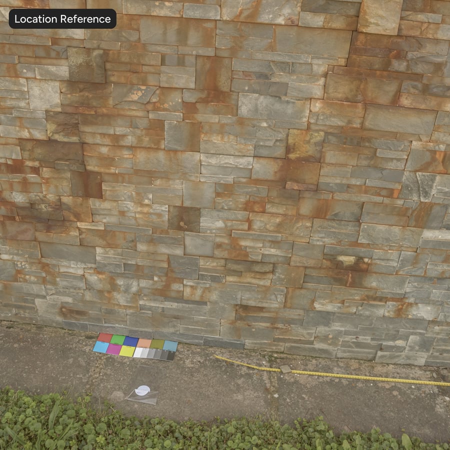 Wandtextuur van verweerde leisteen