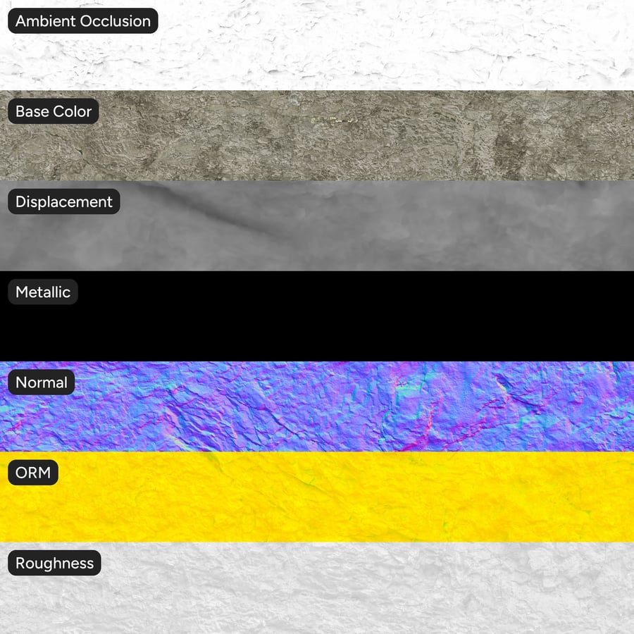 Fractured Limestone Cliff Face Texture, Warm Grey