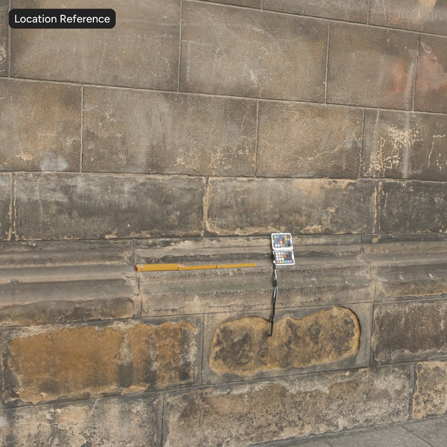 Texture murale en vieux blocs de pierre avec garniture, beige