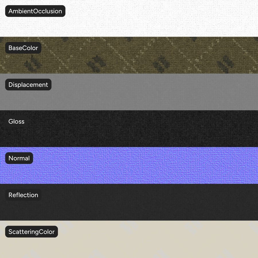 Hotel Plush Commercial Carpet Flooring Texture, Dark Olive Green