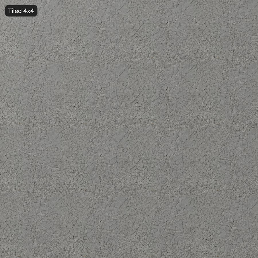 Textura de asfalto rachado com padrão de crosta de jacaré, cinza