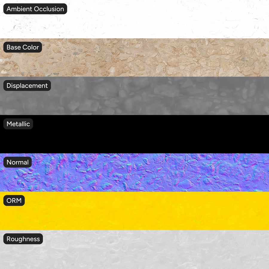 舊瓦砾石墙纹理