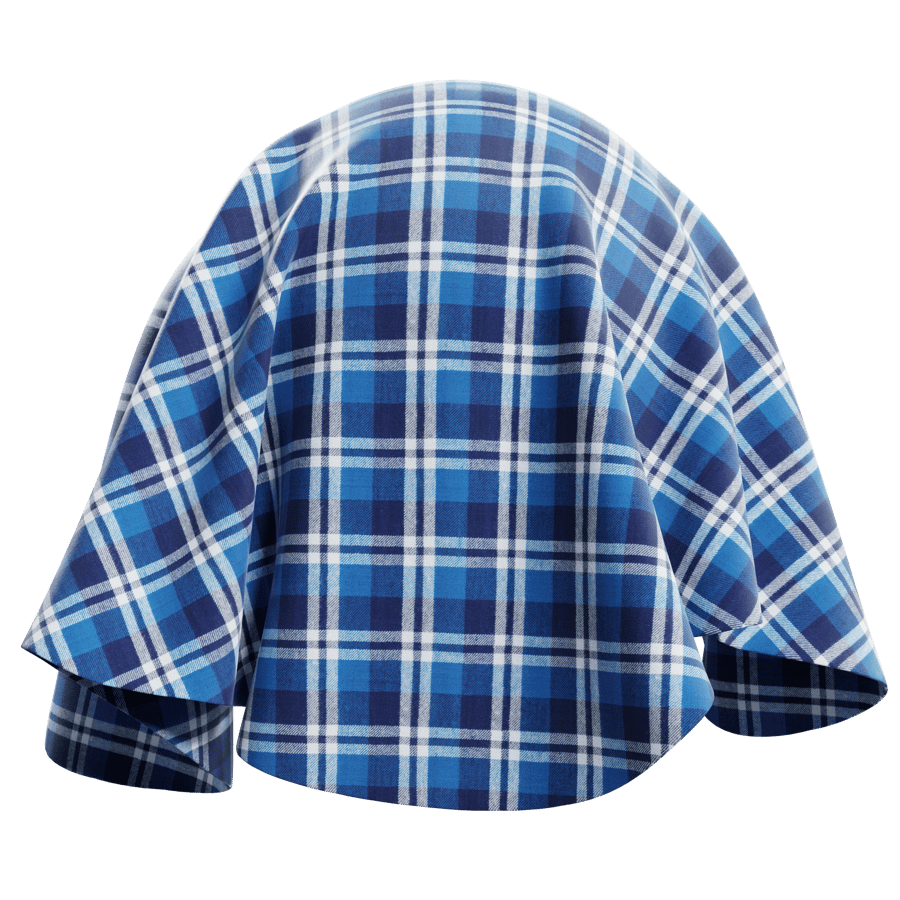 Tartan Cotton Plaid Fabric Texture, Blue