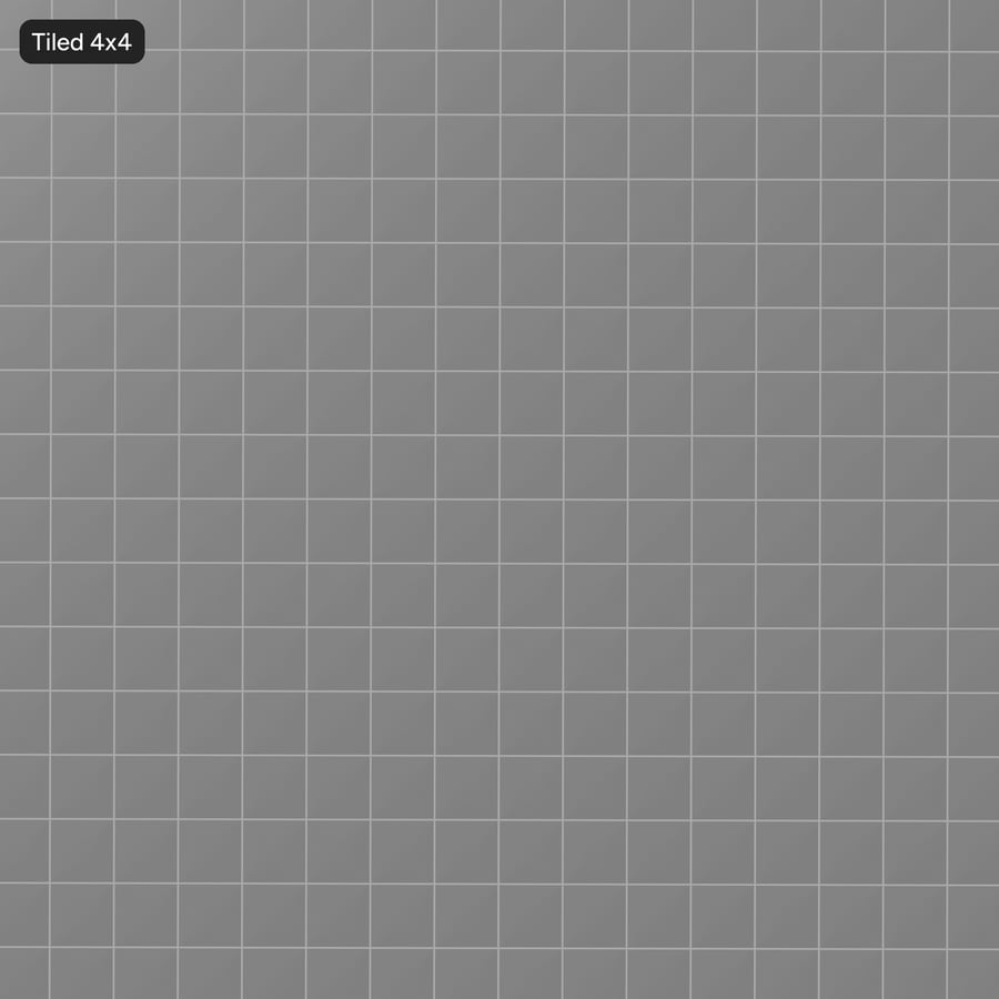 Obyčajné vinylové dlaždice s mriežkovou textúrou stropu, sivé