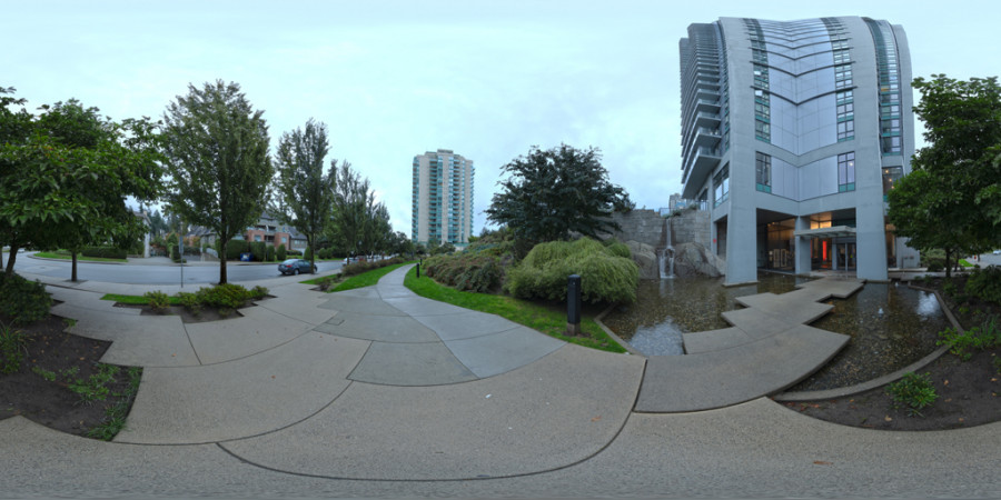 Hdr Outdoor City Sidewalk Day Overcast 001