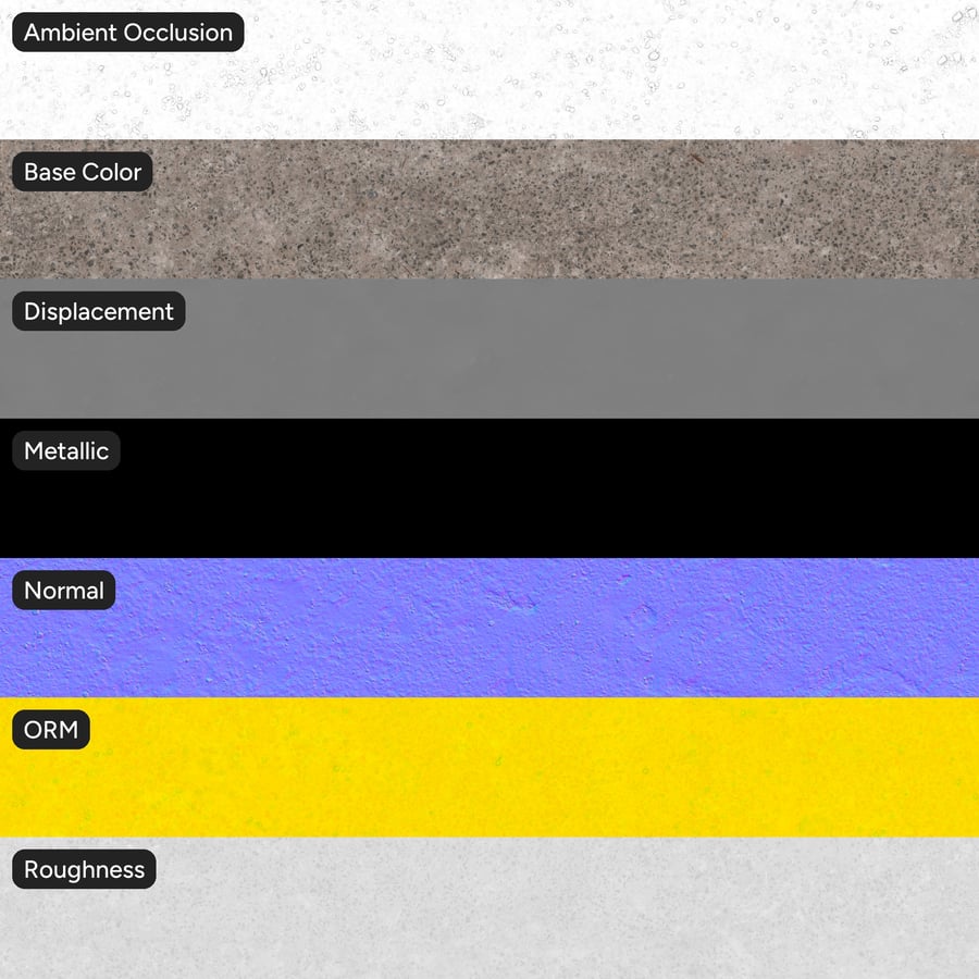 Dirty Aggregate Concrete Texture