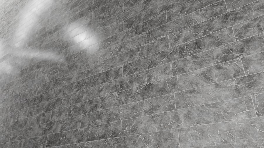 Textura mate de mármore retangular deslocada, cinzento nublado