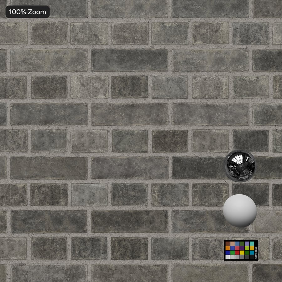 Texture murale Heritage English Bond Brick, gris