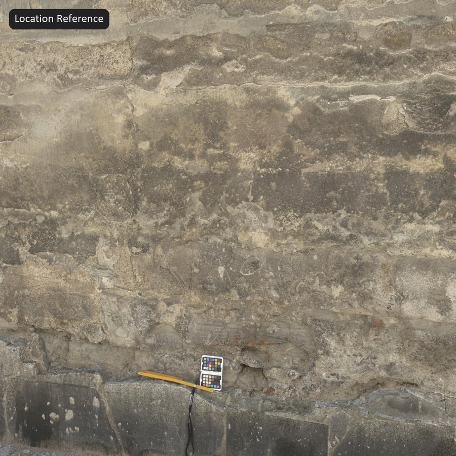 Texture de mur en plâtre moisi et altéré