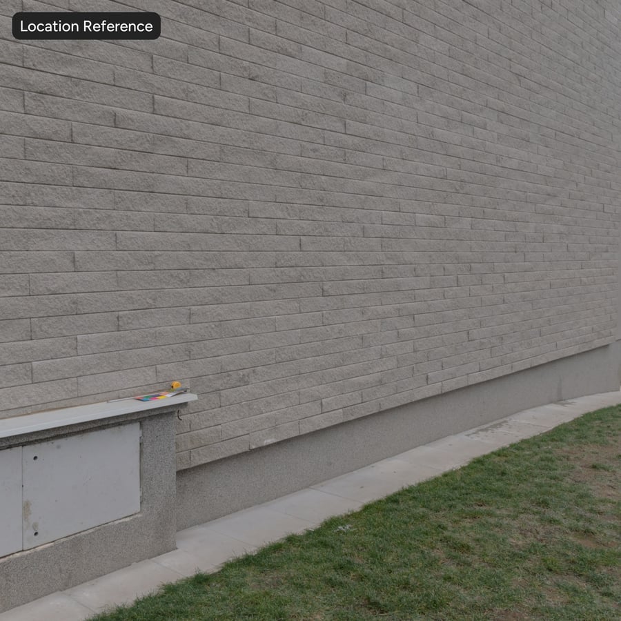 Agregado de textura de tijolo de ligação corrida, Bege