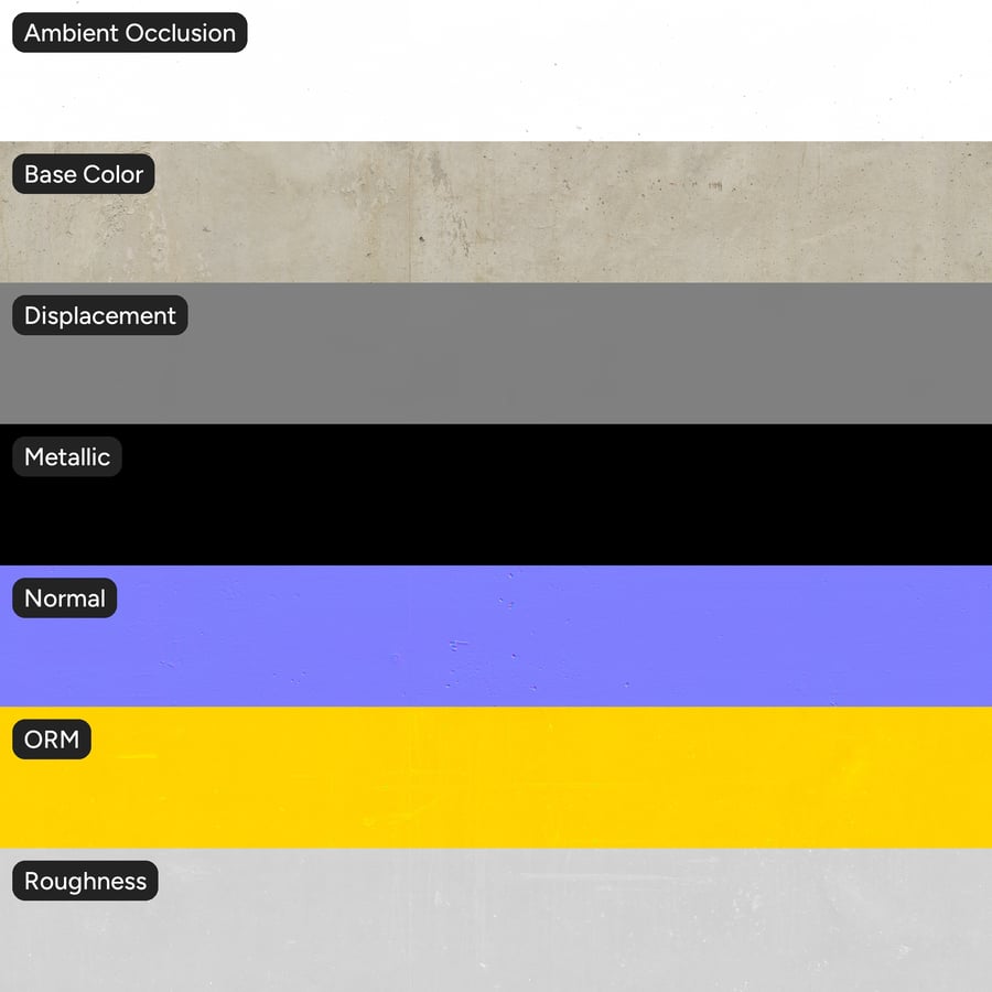 Poliigon Concrete Wall 11489