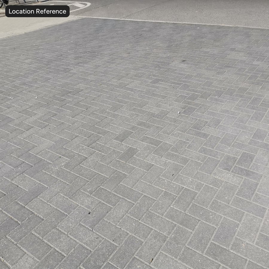 Textura de pavimento em espinha, carvão escuro