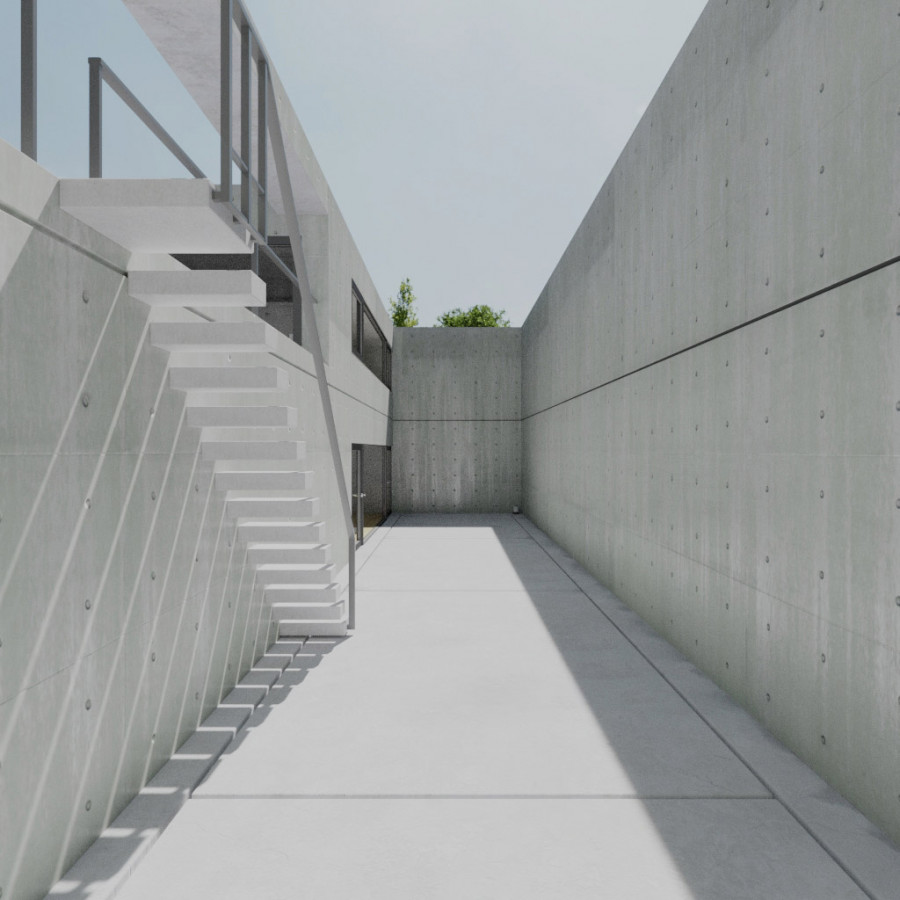 晴れた日の残影 屋外空 HDRI