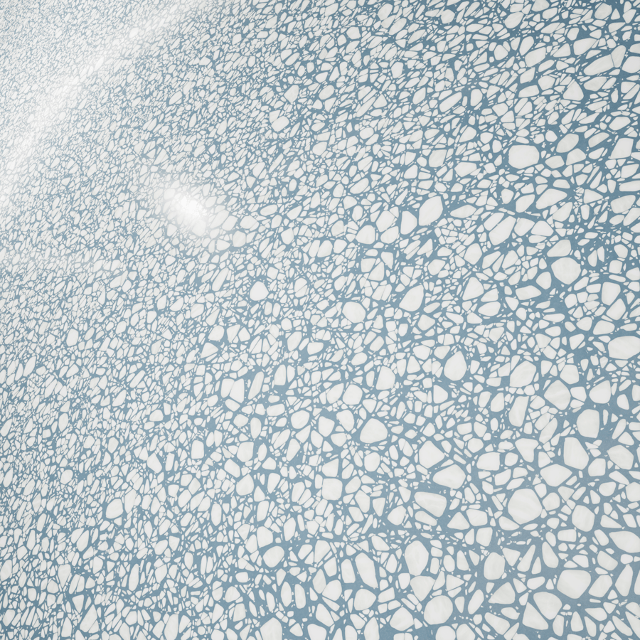 Palladiana Textura Terrazzo Oceano, Azul