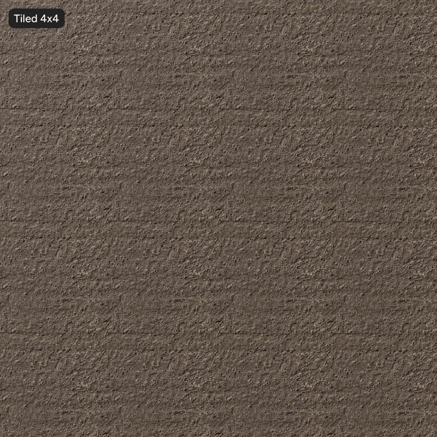 Textura hrubé hroudivé hlíny, hnědá