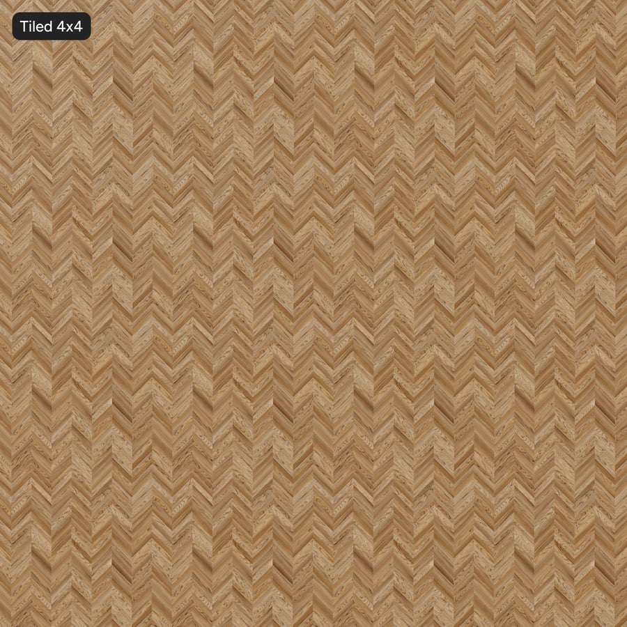 Bảng gỗ sồi Chevron, màu nâu nhạt