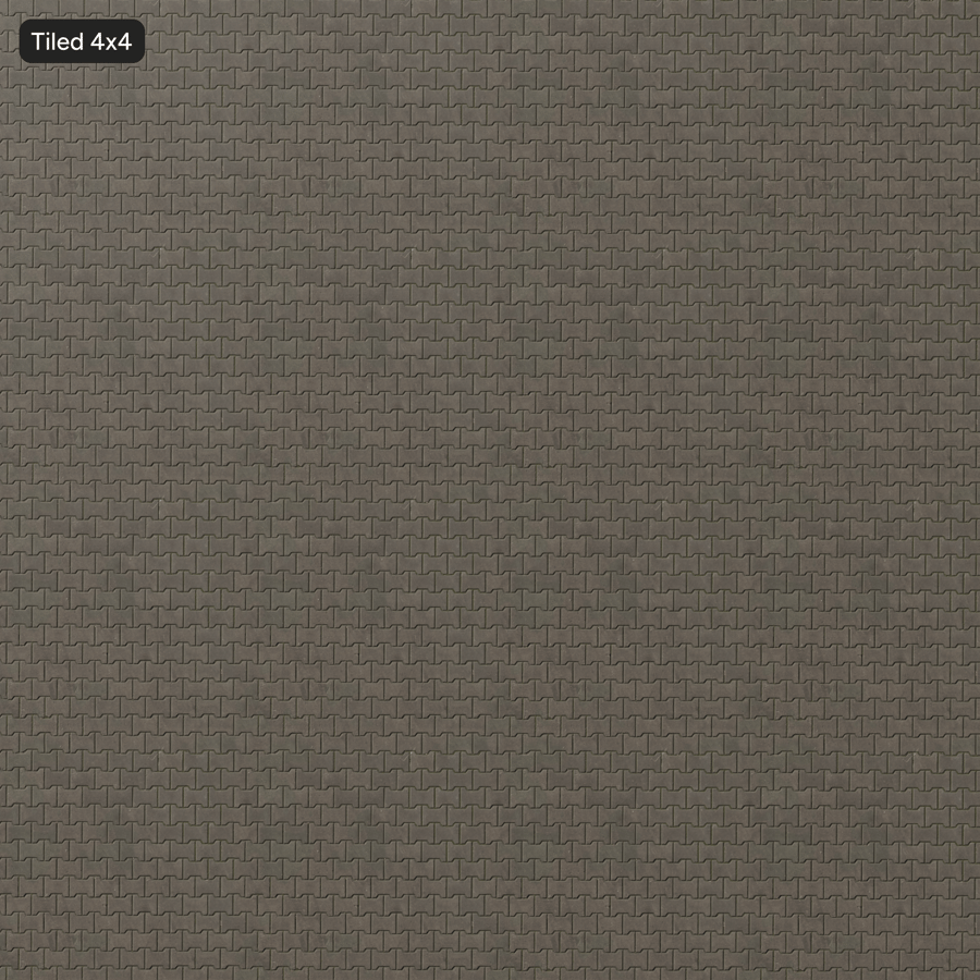 Dumbell Running Paver Texture, γκρι