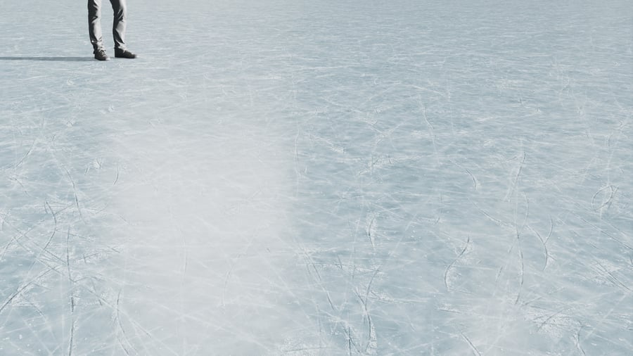 Scratched Hockey Ice Ground Texture