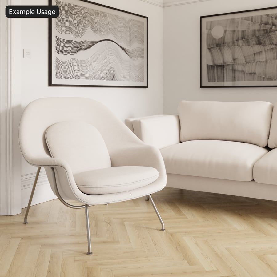 Textura de tecido para estofamento em espinha de peixe, off-white