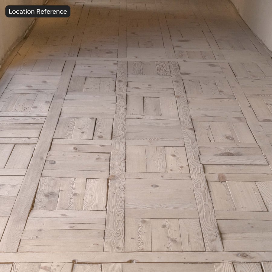 Reclaimed Parquet Oak Wood Floor Texture