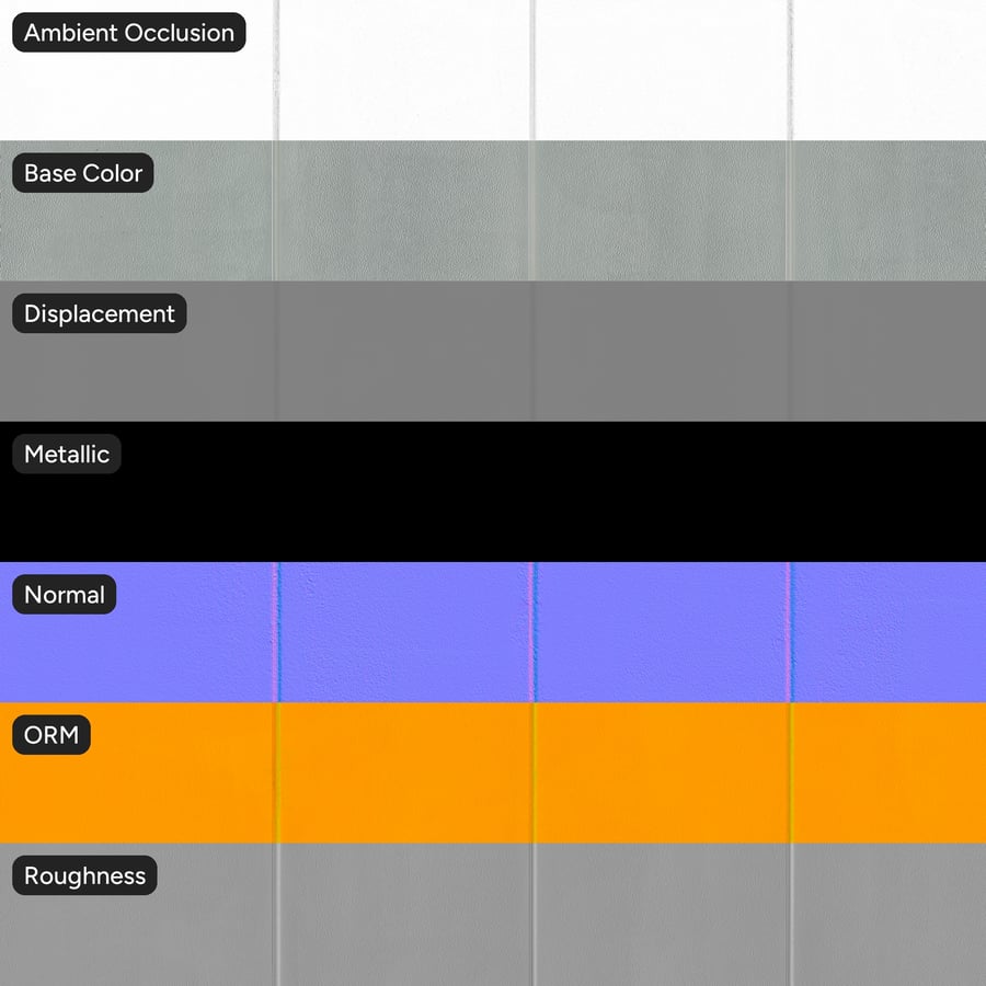 Texture du panneau de bardage métallique, bleu