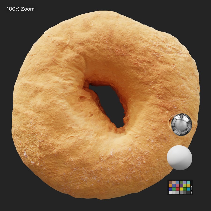 Modèle de beignet ordinaire