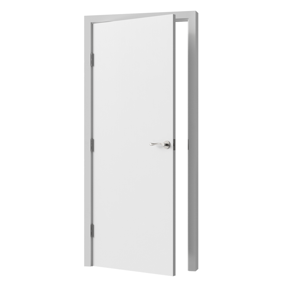 Interior Wooden Door Model, White