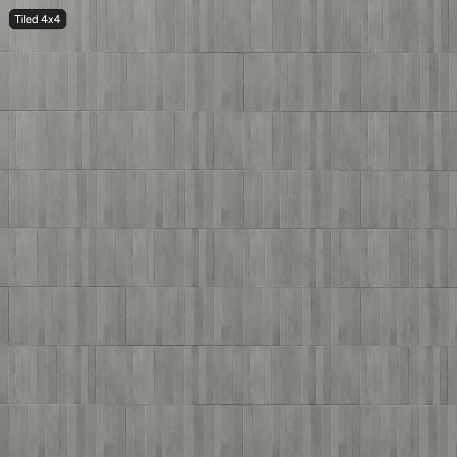 Painel Yubi Mate com textura de betão, cinzento