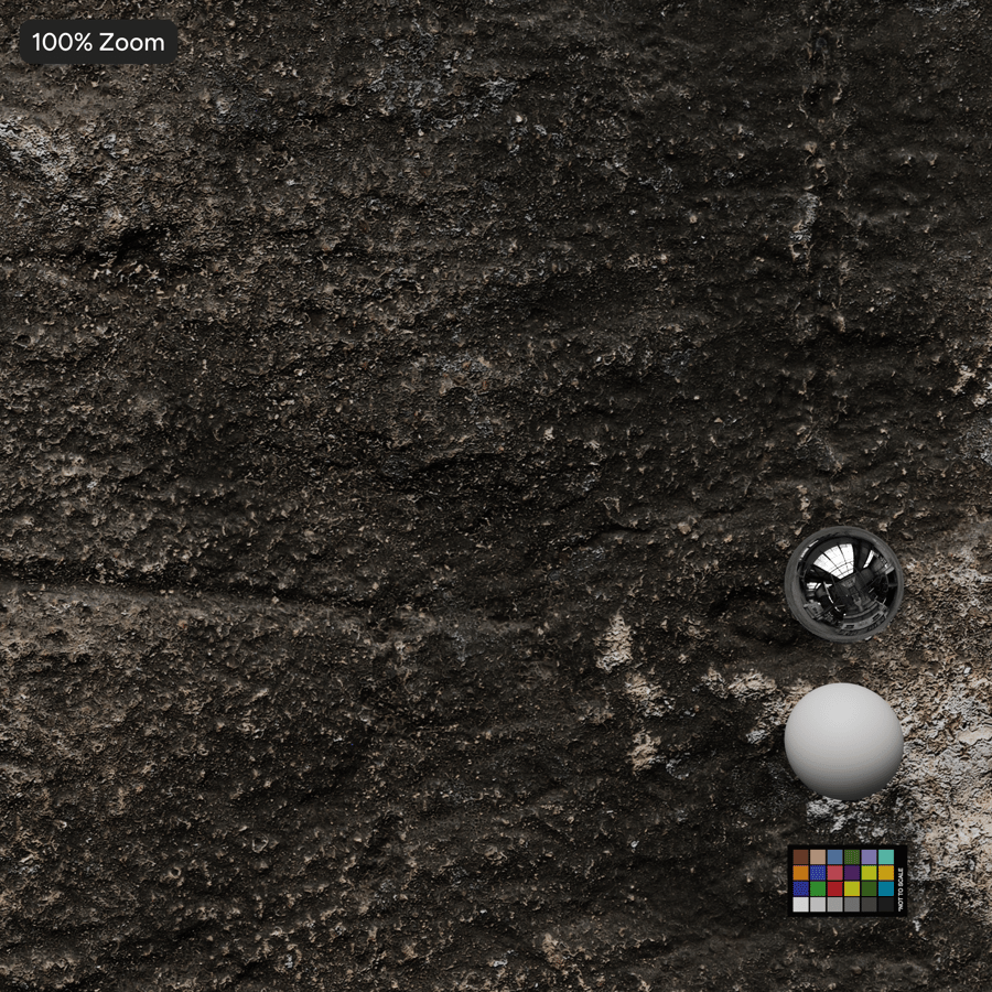 苔藓煤渣砖墙面纹理