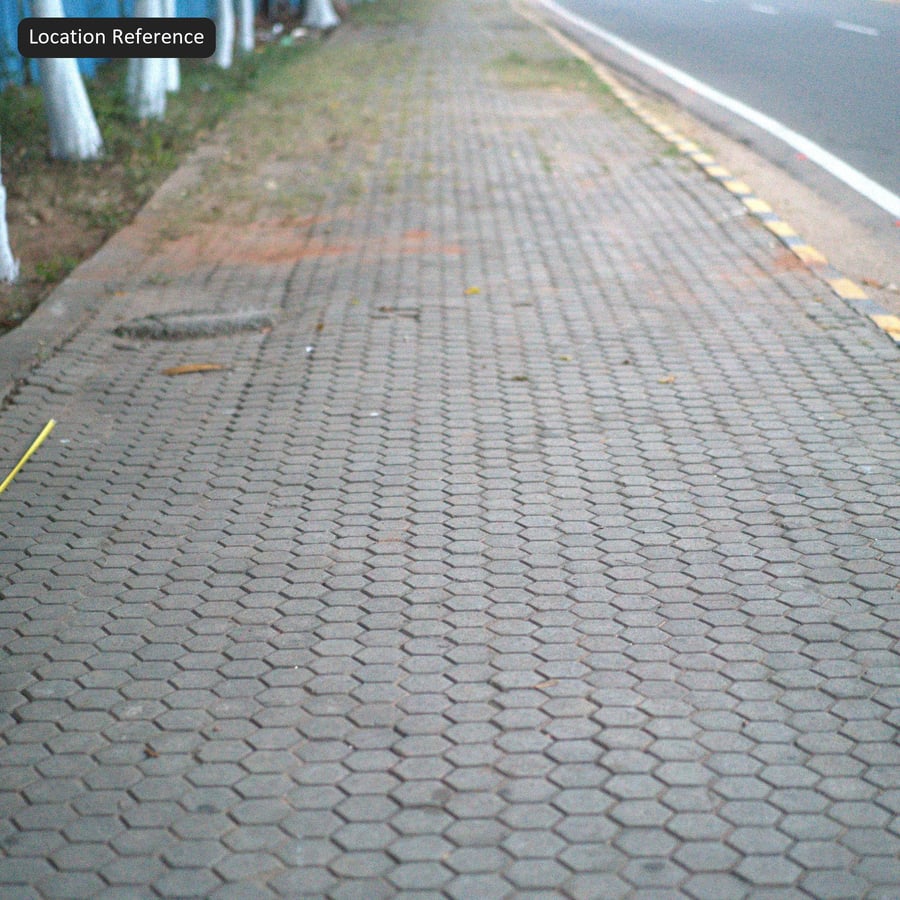 Texture Pavimentazione Esagonale