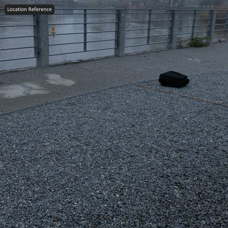 Kompakt aprókavics textúra