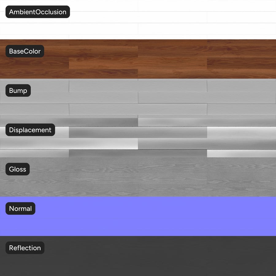 Merbau Wood Board Texture, Tan