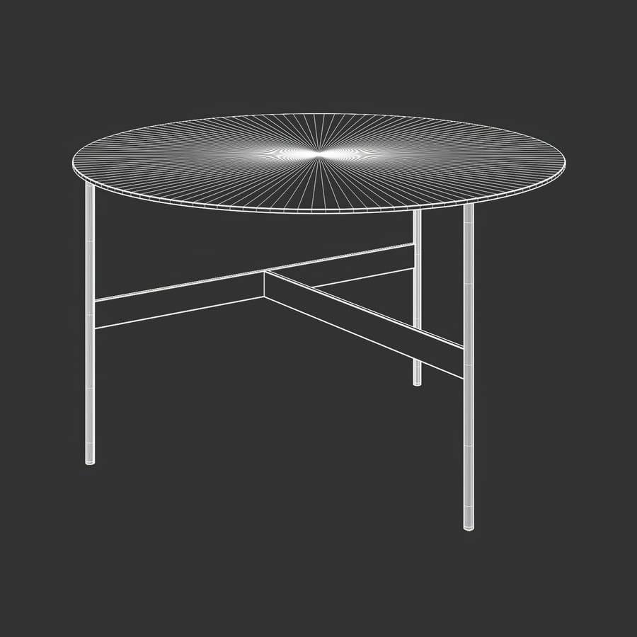 Réplica em mármore da mesa de centro Carrara da B&B Italia