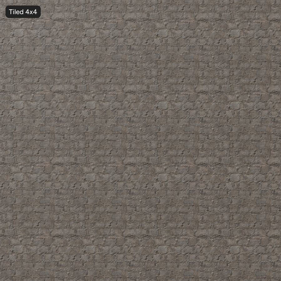 Textur einer geschichteten Quadermauer aus Kalkstein, Warmgrau