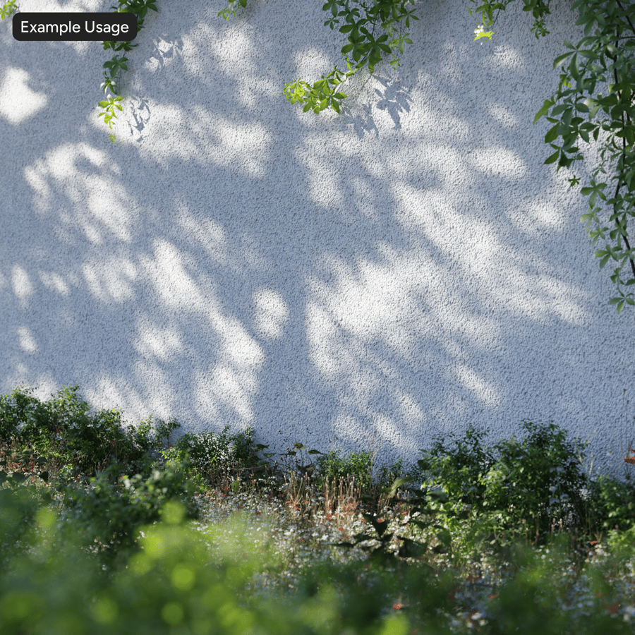 Plaster Wall Texture, White