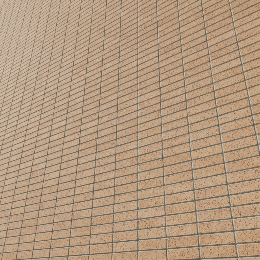 Stacked Dragfaced Brick Texture, Orange