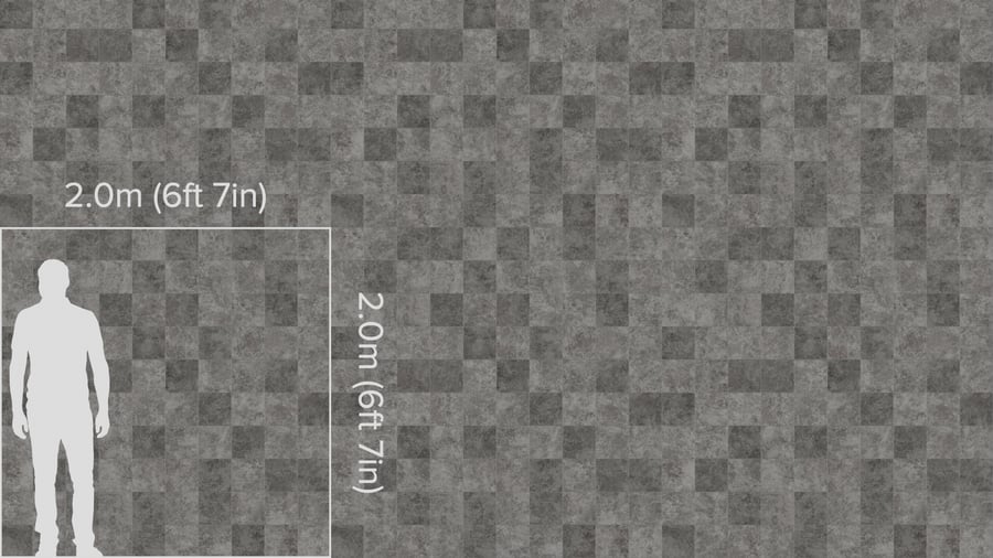 Textura de azulejo quadrado em cerâmica mate, cinzento enevoado