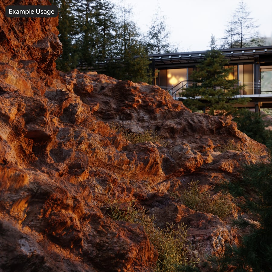 Texture de roche érodée et usée