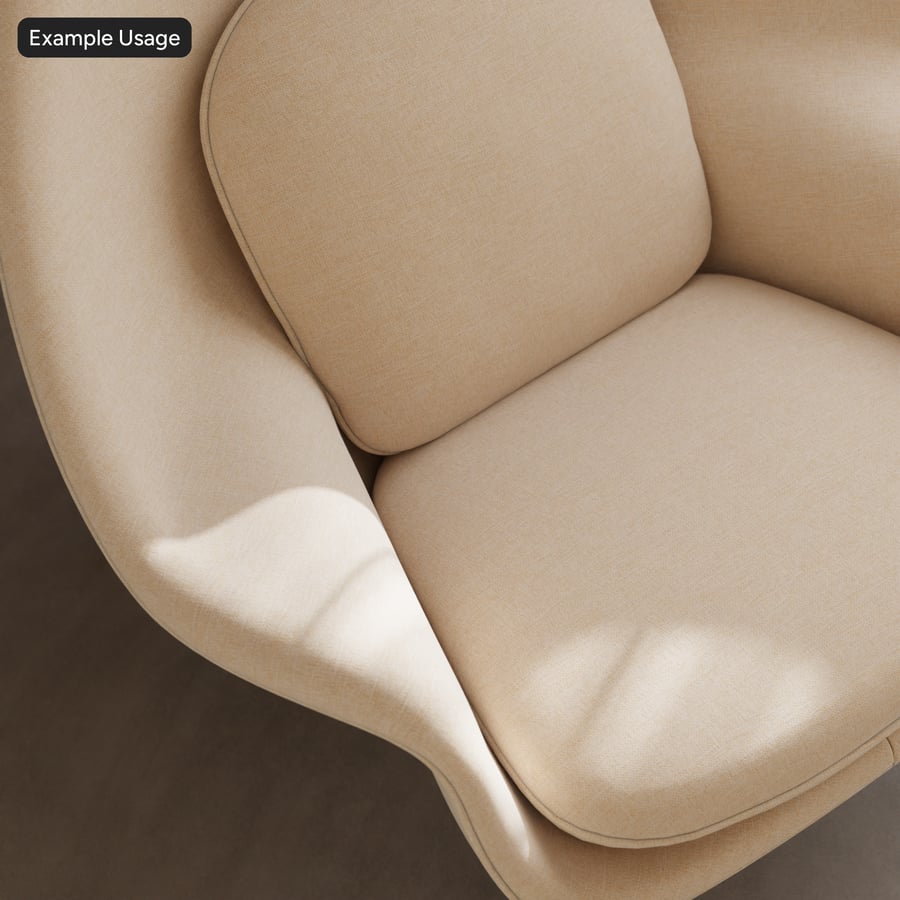 Speckled Boucle Upholstery Fabric Texture, Beige