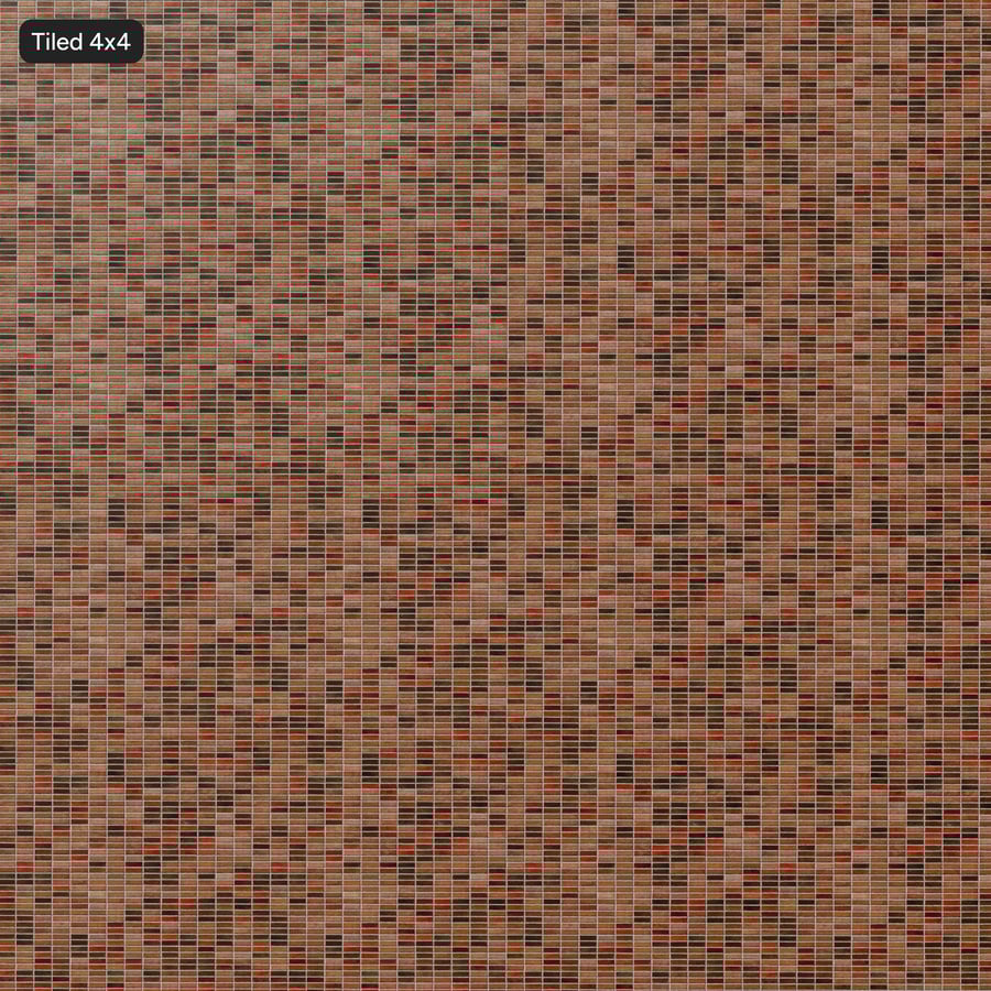 Stack Bond Sandfaced Brick Wall Texture, Multicolored