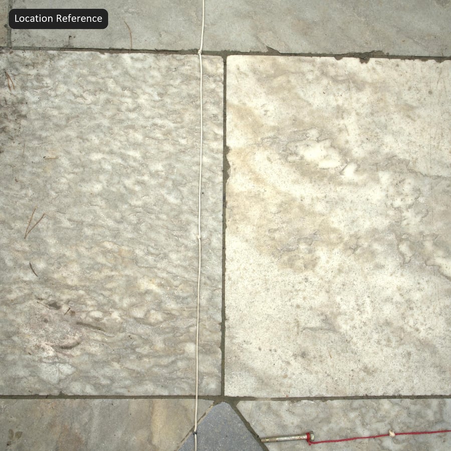 Worn Honed Marble Paver Texture, Gray