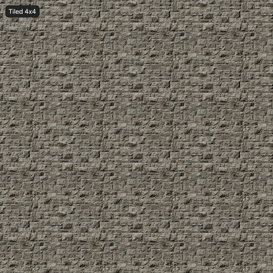 Textura de parede com blocos de ardósia fendida, cinza carvão
