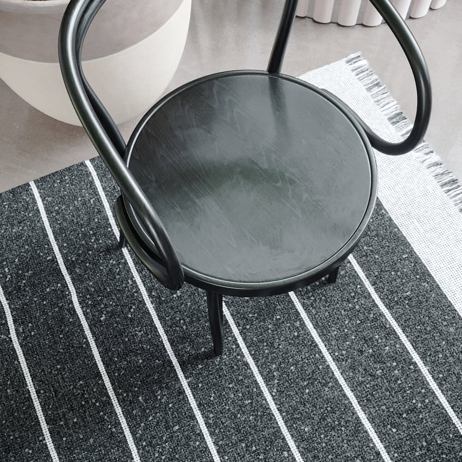 Réplica da cadeira Thonet 209, preta