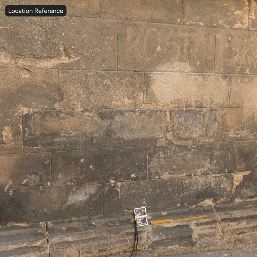 Damaged Stone Block Wall Texture