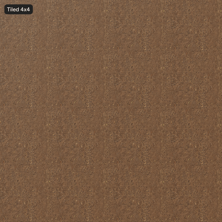 Textura de Trilha de Floresta Compactada, Marrom Avermelhado