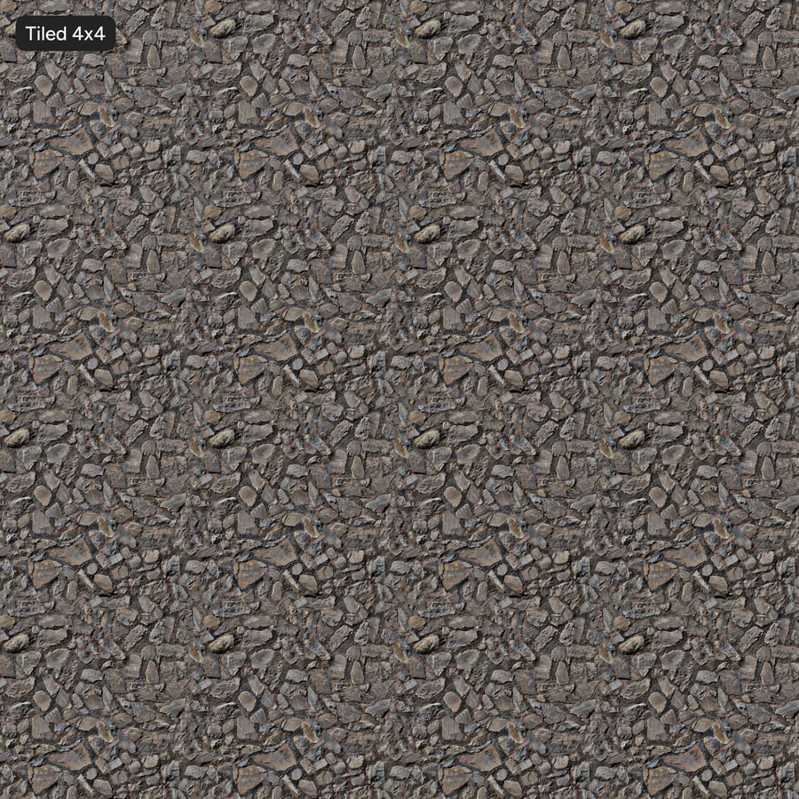 Mosaic Stone Masonry Texture, Grey