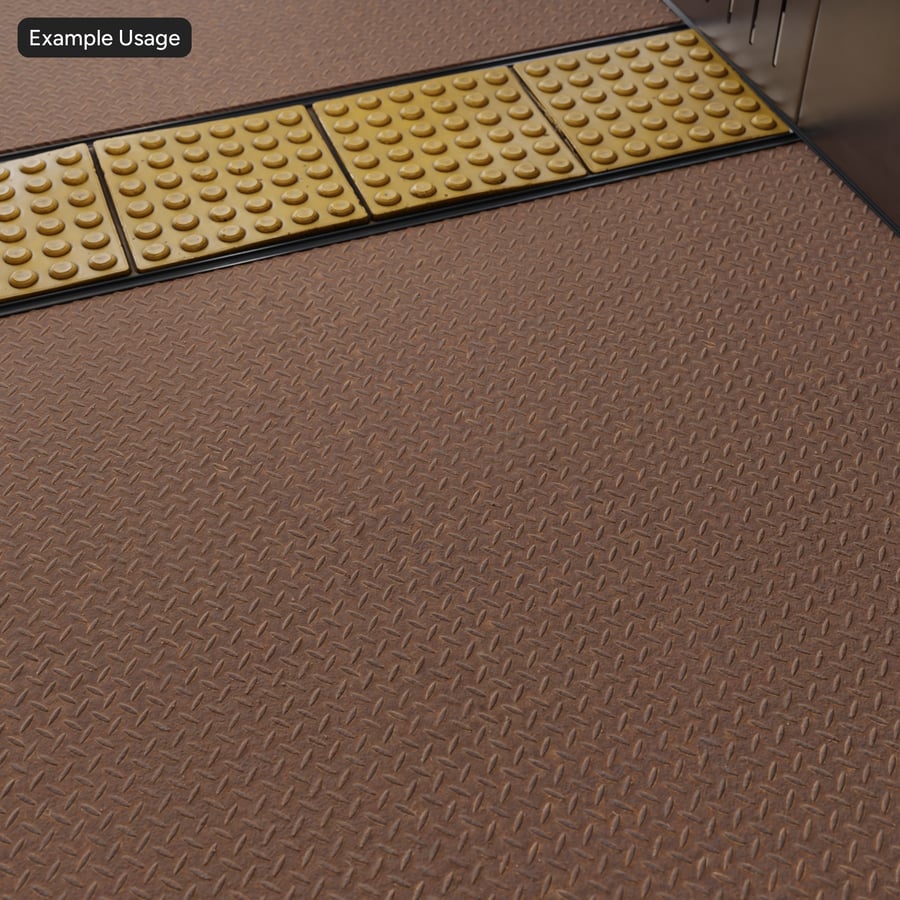 Tekstur Logam Rusty Diamond Tread