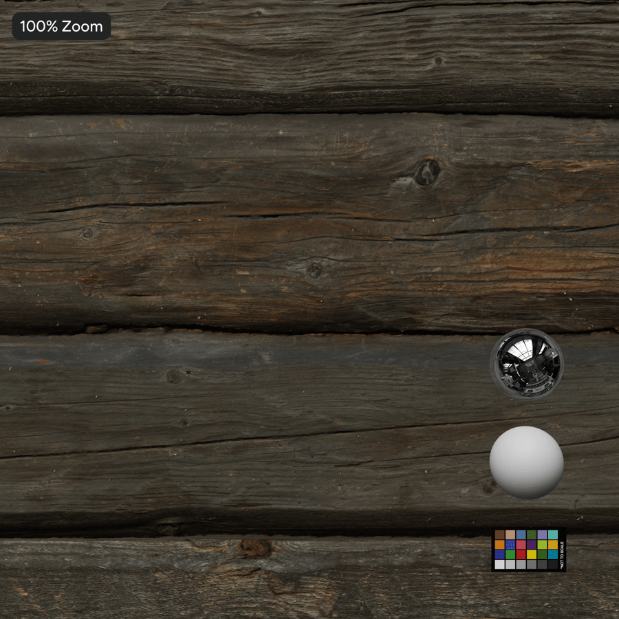 Worn Wood Log Siding Wand Textur